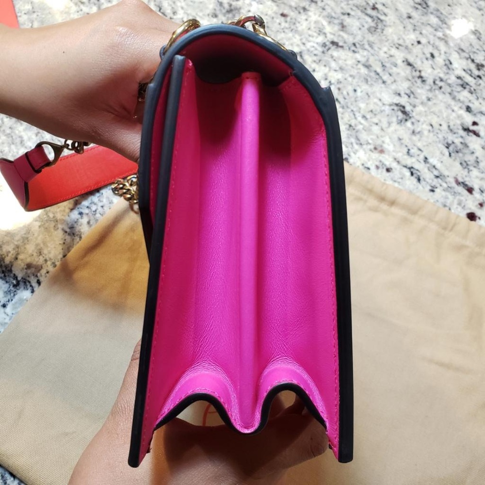 💕 NEW Christian Louboutin Mini Elisa in Hot Pink Calfskin - Picture 13 of 14